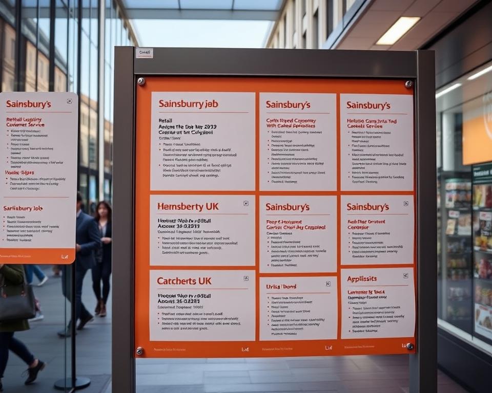 Sainsbury's job vacancies